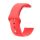 MYBANDZ Curea de ceas din silicon cu cataramă cu bilă /roșu/ / 18mm