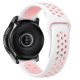 MYBANDZ Curea de ceas din silicon respirabil - alb - pudră/ 20mm