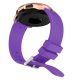 Mybandz Curea de ceas din silicon cu dungi/violet/20 mm 