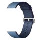 MYBANDZ Curea de ceas din textil - albastru miez-de-noapte/ 20mm