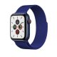 Curea Apple Watch metalică Milano /albastru/ 44/45/46/49 mm