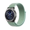MYBANDZ Curea de ceas elastică textil cu Velcro - verde mentă/ 20mm