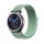 MYBANDZ Curea de ceas elastică textil cu Velcro - verde mentă/ 20mm