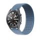 MYBANDZ Curea de ceas elastică textil cu Velcro / albastru / 22mm
