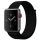 Curea Apple Watch țesătură elastică /negru/ 44/45/46/49 mm