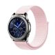 MYBANDZ Curea de ceas elastică textil cu Velcro / roz deschis / 22mm