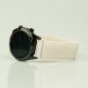 MYBANDZ Curea de ceas elastică textil cu Velcro / roz deschis / 22mm