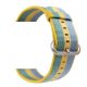 MYBANDZ Curea de ceas din textil /galben-albastru/ 20mm