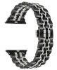 Curea de ceas metalică “Pearlmaster” cu lanț /negru - argintiu/ 42/44/45/49 mm