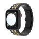 Curea de ceas metalică “Pearlmaster” cu lanț / negru - auriu/ 42/44/45/49 mm