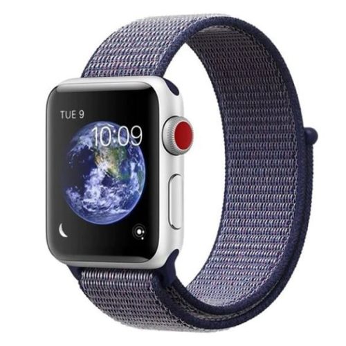 Curea Apple Watch elastică  / albastru fildeș/ 44/45/46/49 mm
