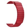 MYBANDZ Curea de ceas din piele cu buclă magnetică / roșu/ 22mm