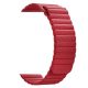 MYBANDZ Curea de ceas din piele cu buclă magnetică / roșu/ 22mm