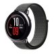 MYBANDZ Curea ceas textil elastic  cu Velcro / negru / 22mm