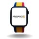 Curea tricolor național Apple Watch /roșu-galben-albastru/44/45/46/49mm