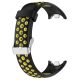 Mybandz-Mi Band 8-Brățară de ceas din silicon respirabil/negru-galben