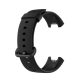 Mybandz curea neagră din silicon pentru ceas (Xiaomi Redmi Watch 2 Lite)