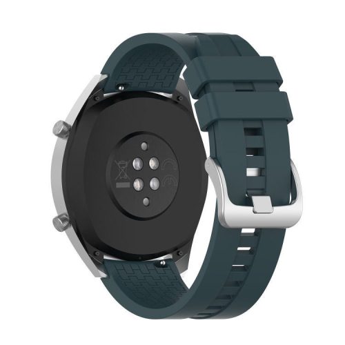 MYBANDZ Curea de ceas silicon de sport - verde închis/ 22mm