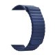 MYBANDZ Curea de ceas din piele cu buclă magnetică / albastru închis/ 20mm