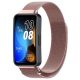 MYBANDZ Huawei Band 8-9 Milan curea metalică magnetică de ceas / roz-auriu