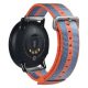 MYBANDZ Curea de ceas din textil /albastru-portocaliu/ 20mm