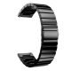 MYBANDZ Curea de ceas metalică cu ochi de lanț  / negru / 20mm