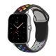 MYBANDZ Curea silicon respirabil / negru-bronz / 20mm