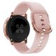 MYBANDZ Curea de ceas din silicon cu cataramă metalică /pink/ 22mm