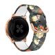 MYBANDZ Curea de ceas din silicon cu cataramă rosegold (model floral) / 22mm