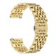 MYBANDZ Curea de ceas metalică cu lanț Jubilee - auriu/ 20mm