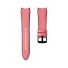 MYBANDZ Curea de ceas din piele curbată - /roz/ 20mm