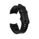 MYBANDZ Curea de ceas din piele curbată - /negru/ 20mm
