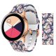 MYBANDZ Curea silicon cu cataramă rosegold (model floral) / 20mm