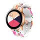 MYBANDZ Curea silicon cu cataramă rosegold (model floral) / 20mm