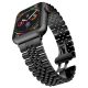 Curea de ceas metalică Apple Watch “Jubilee” cu lanț /negru/ 44/45/46/49 mm