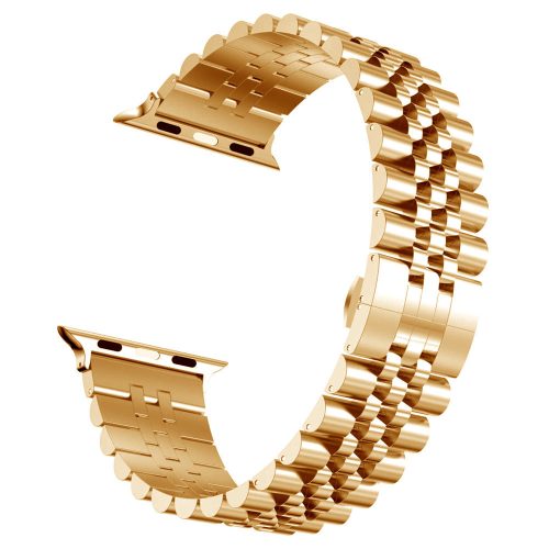 Curea de ceas metalică Apple Watch “Jubilee” cu lanț / rosegold/ 40/41/42 mm