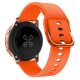 MYBANDZ Curea de ceas din silicon cu cataramă metalică /orange/ 20mm