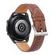 MYBANDZ Curea elegantă din piele - maro - cu cataramă argintie/ 22mm