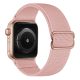 Curea de ceas elastică reglabilă Apple Watch din textil /pudră/ 40/41/42 mm