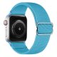 Curea de ceas elastică reglabilă Apple Watch din textil / gri/ 40/41/42 mm