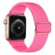 Curea de ceas elastică reglabilă Apple Watch din textil / roz/ 40/41/42 mm