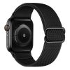 Curea de ceas elastică reglabilă Apple Watch din textil /negru/ 40/41/42 mm
