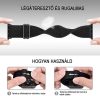 Curea de ceas elastică reglabilă Apple Watch din textil /negru/ 40/41/42 mm