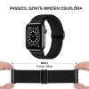 Curea de ceas elastică reglabilă Apple Watch din textil / gri/ 40/41/42 mm