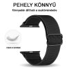 Curea de ceas elastică reglabilă Apple Watch din textil / gri/ 40/41/42 mm
