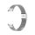 MYBANDZ Mi Band 8 - Curea de ceas din metal cu cataramă Milano- argintiu