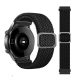 MYBANDZ  Curea ceas reglabilă textil elastic / negru / 20mm
