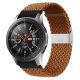 MYBANDZ Curea de ceas împletită reglabilă textil / maro/ 20mm