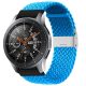 MYBANDZ Curea de ceas împletită reglabilă textil/ albastru deschis / 20mm