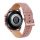 MYBANDZ Curea elegantă din piele / bej cu cataramă rosegold / 22mm